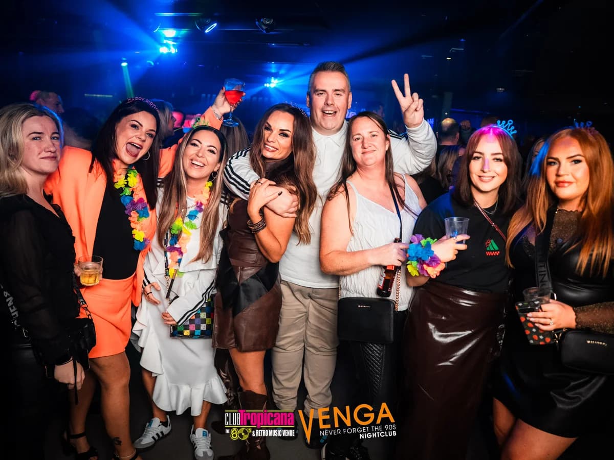 Guests at Club Tropicana Glasgow